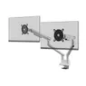 OneForAll DM 7220 Universele dubbele monitorarm Wit