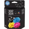 HP 302/304 Cartridges Combo Pack Multi-color