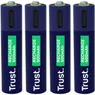 Trust Via USB-C oplaadbare AAA-batterijen (4 stuks)