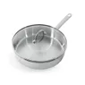 BK Bright rvs hapjespan met deksel 28cm (CC005749-001)