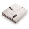 Duux Yentl Overblanket Bubble Rabbit Faux Fur (200 x 200) Grijs