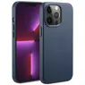 Accezz MagSafe Leather Backcover iPhone 13 Pro Blauw