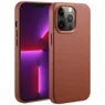 Accezz MagSafe Leather Backcover iPhone 13 Pro Bruin