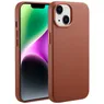 Accezz MagSafe Leather Backcover iPhone 14 Bruin