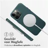 Accezz MagSafe Leather Backcover iPhone 14 Pro Max Groen
