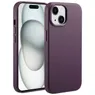 Accezz MagSafe Leather Backcover iPhone 15 Paars