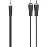 Hama Audiokabel, 3,5-mm-jack-stekker - 2 cinch-stekker, stereo 1.5m