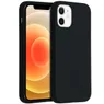 Accezz Liquid Silicone Backcover iPhone 12 Mini Zwart