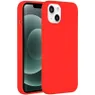 Accezz Liquid Silicone Backcover iPhone 13 Mini Rood