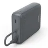 Hama Power Pack Travel met kabel 10000mAh 2 uitgangen:2x USB-C Antraciet