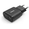 Hama Oplader 2x USB-A  12W Zwart
