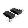 Hama USB-C-hoekadapter 90° USB 3.2 Gen2 10 Gbit/s 5A 240W set van 2 Zwart