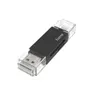 Hama USB-kaartlezer, OTG, USB-A + micro-USB, USB 2.0, SD/microSD