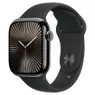 Apple Watch Series 10 GPS + Cellular 42mm Titanium Case met Sport Band - M/L Groen
