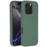 Accezz Liquid Silicone Backcover met MagSafe iPhone 16 Pro Donkergroen