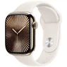 Apple Watch Series 10 GPS + Cellular 42mm Titanium Case met Sport Band - M/L Goud