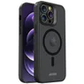 Accezz Rugged Frosted Backcover met MagSafe iPhone 14 Pro Max Zwart