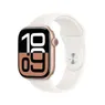 Apple Watch Series 10 GPS + Cellular 46mm Aluminium Case met Light Blush Sport Band - S/M Roze