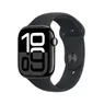 Apple Watch Series 10 GPS + Cellular 46mm Aluminium Case met Sport Band - S/M Zwart