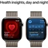 Apple Watch Series 10 GPS + Cellular 46mm Titanium Case met Milanese Loop - M/L Beige