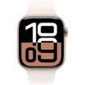 Apple Watch Series 10 GPS 42mm Aluminium Case met Light Blush Sport Band - S/M Roze