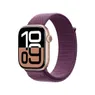 Apple Watch Series 10 GPS 42mm Aluminium Case met Plum Sport Loop Roze