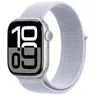 Apple Watch Series 10 GPS 46mm Aluminium Case met Blue Cloud Sport Loop Zilver