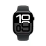 Apple Watch Series 10 GPS 46mm Aluminium Case met Sport Band - M/L Zwart