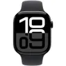 Apple Watch Series 10 GPS 46mm Aluminium Case met Sport Band - S/M Zwart