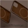 Accezz Liquid Silicone Backcover met MagSafe voor Apple iPhone 15 Bruin
