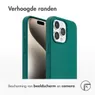 Accezz Liquid Silicone Backcover met MagSafe voor Apple iPhone 15 Pro Max Donkergroen