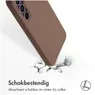 Accezz Liquid Silicone Backcover met MagSafe voor Samsung Galaxy S23 FE Lichtbruin