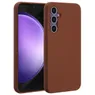 Accezz Liquid Silicone Backcover met MagSafe voor Samsung Galaxy S23 FE Bruin
