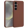 Accezz Liquid Silicone Backcover met MagSafe voor Samsung Galaxy S24 Bruin