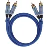 Oehlbach Audio-cinchkabel Stereo 2,0 m Blauw