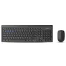 Rapoo 8100M Multi-mode Wireless Desktop Set Zwart