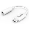 Hama Aux-adapter USB-C u 3,5-mm-jack-aansluiting Wit