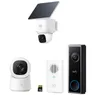 Eufy Bundle SoloCam E30 + Indoor Cam C220 + Doorbell C30 met SD-kaart +Chime