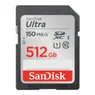 SanDisk SDXC Ultra 512GB 150mb/s C10 UHS-I