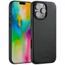 Accezz MagSafe Leather Backcover voor iPhone 16 Pro Max Zwart