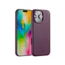 Accezz MagSafe Leather Backcover voor iPhone 16 Pro Max Paars