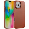 Accezz MagSafe Leather Backcover voor iPhone 16 Pro Max Bruin