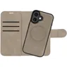 Just in Case Wallet Case 2 in 1 MagSafe voor Apple iPhone 16 Taupe