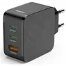 Hama Snellader 2x USB-C PD 1x USB-A QC 65 W Zwart