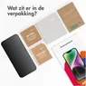 Accezz Gehard Glas Privacy Screenprotector iPhone 15 Plus Transparant