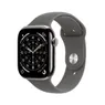 Apple Watch Series 11 GPS + Cellular 46mm Natural Titanium Case met Stone Grey Sport Band - S/M Titanium