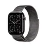 Apple Watch Series 11 GPS + Cellular 46mm Slate Titanium Case met Slate Milanese Loop - M/L Titanium