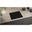 Siemens EH645BEB6E iQ100, piano cottura a induzione, 60 cm, nero, con telaio, TouchSlider, PowerBoost, PowerInduction – Cottura veloce, pulita e sicura