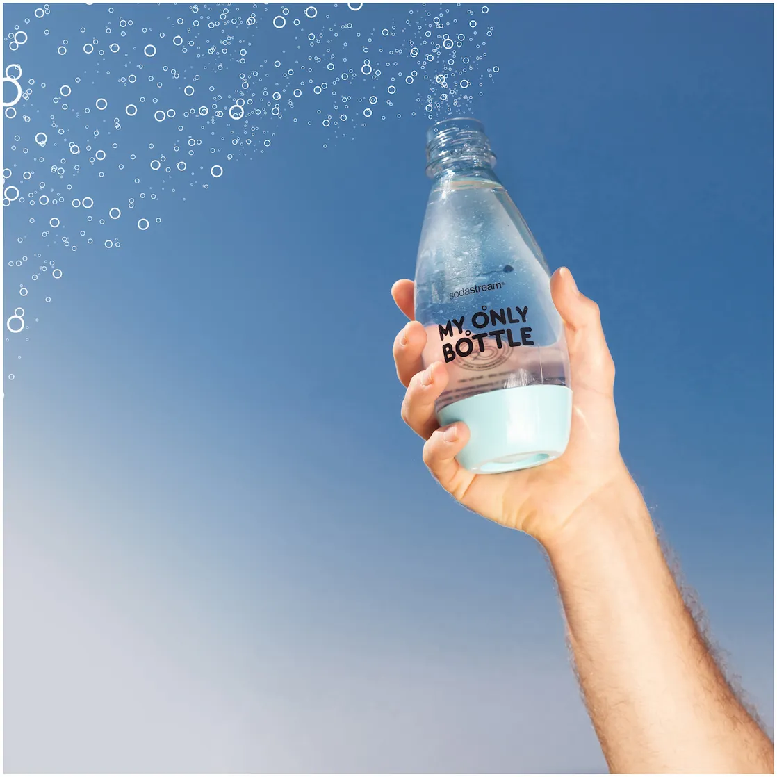 SodaStream My Only Bottle – Bouteille Rose 500 Ml Réutilisable Sans BPA, Lavable Au Lave-Vaisselle, Résistante UV – Parfaite Pour Eau Gazeuse Nomade