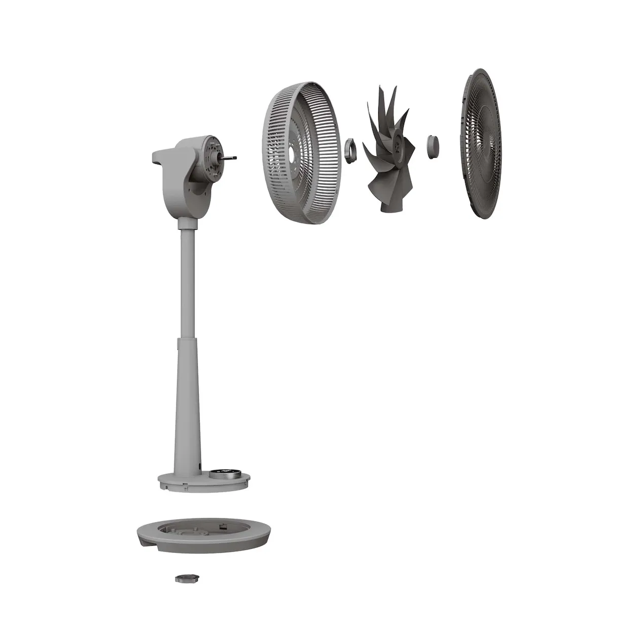 Ventilateur DUUX DXCF27 WHISPER 2 Gris Mat pas cher